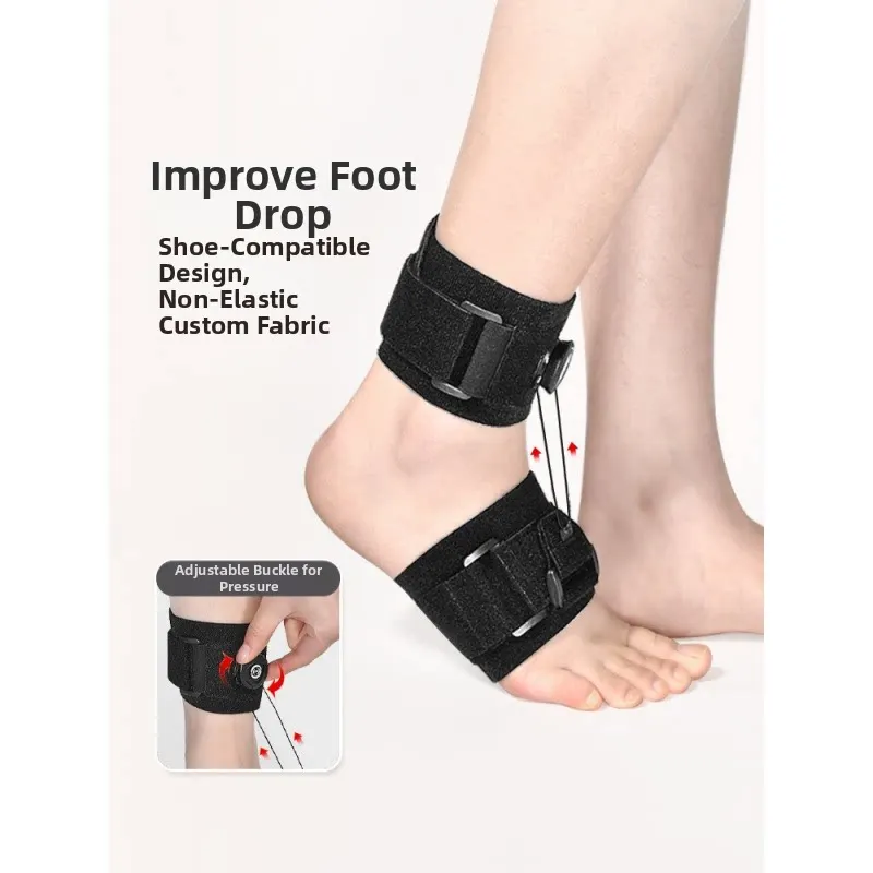 AFO Foot Drop Brace Ankle‑Foot Orthosis Splint Fits With Shoes Foot Inversion Eversion Support for Adults Kids