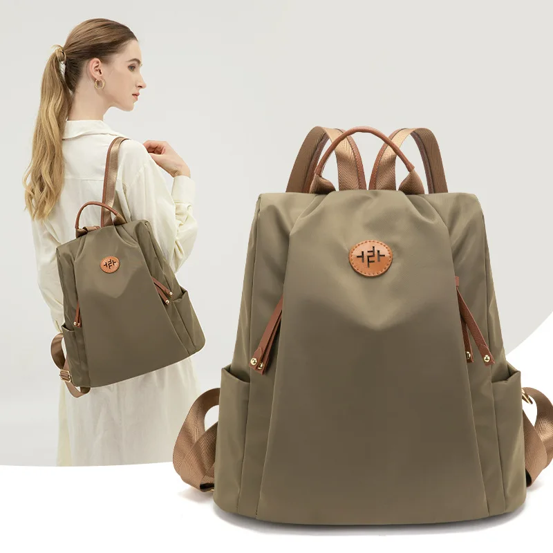 

Waterproof Women's Backpacks Luxury Oxford Cloth Student Back to School Bag Fashion Women Travel Backpack Girl's Schoolbag 9802