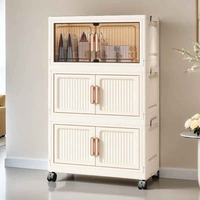 Vertical pattern folding model, removable storage cabinet, sundries storage, locker mix and match model