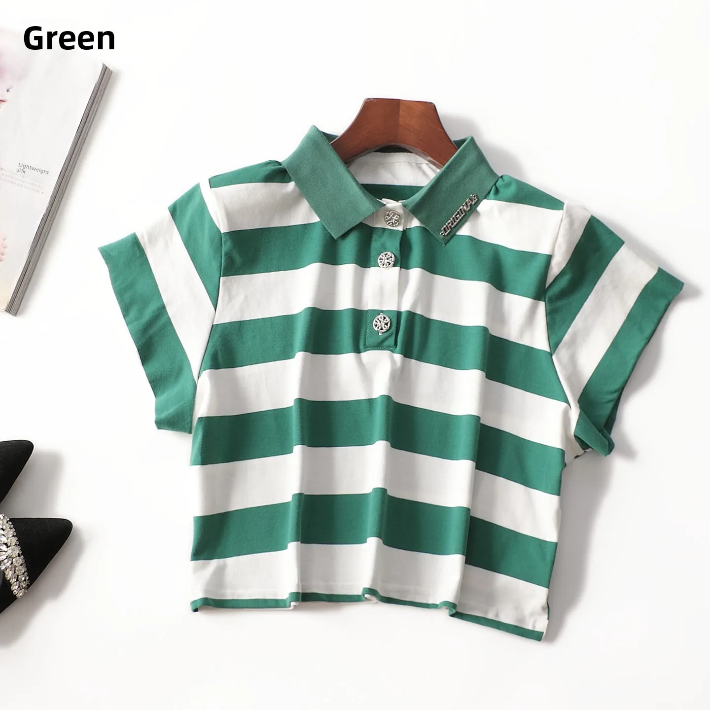 High-End Women's ort Sve Overhead T-irt Summer New Arrival Commute Sle Comfortable Fit Ladies' Top Quali Fabric