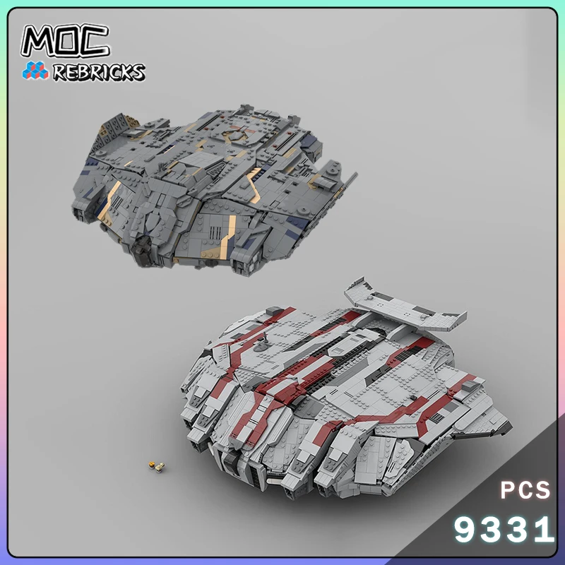 

MOC Space Movie Keelback Type 10/9/6 Defender Building Blocks DIY Model Technology Bricks Puzzle Boy Boy Toys Birthday Gifts ﻿