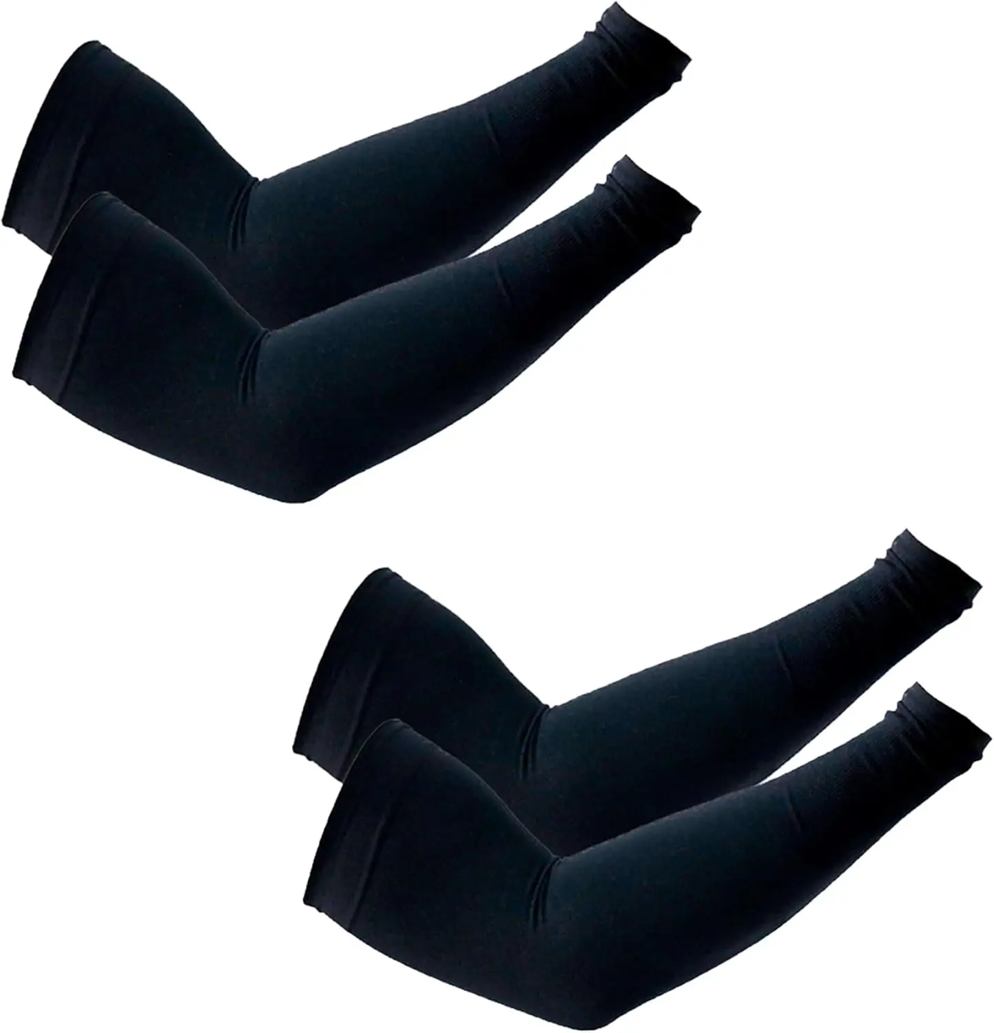 

UV Protection Cooling Arm Sleeves UPF 50 for Men Women 2 Pairs