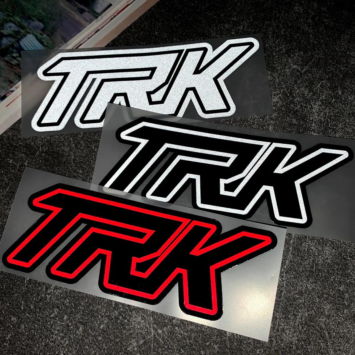 4PCS For TRK 702 702X 502 552 251 Reflective Vinyl Sticker Motorcycle Body Side Panels Italian Flag Resin Gel Decorative Decal