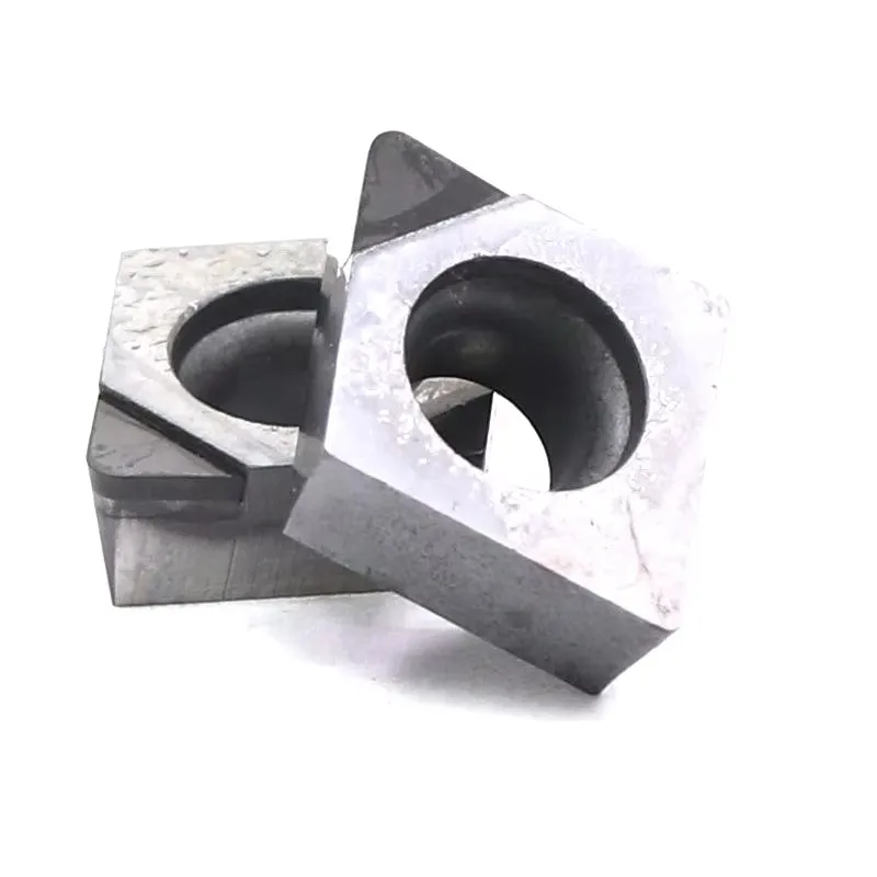 2PCS CCMT060204 CCMT09T304 CCGT09T304 PCD CBN Cutting Insert CNC Lathe Turning Tool Rhombus Shaped Outer Circular Cutting Insert
