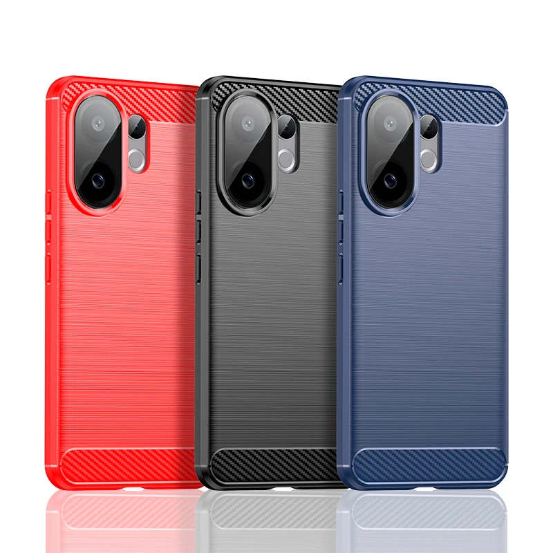 

Для Vivo V60 чехол Vivo V60 чехол Funda мягкий силиконовый резиновый противоударный защитный бампер из ТПУ для Vivo V60