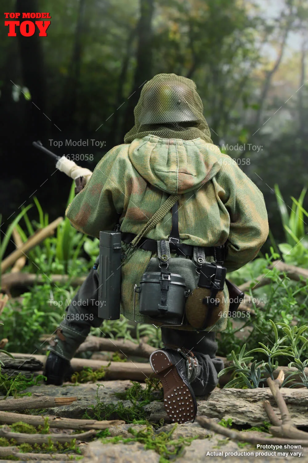 Did d80163 escala 1/6, conjunto de francotirador das forças de defesa alemãs da segunda guerra mundial, boneco de ação de soldado masculino de 12 '', modelo para brinquedos colecionáveis
