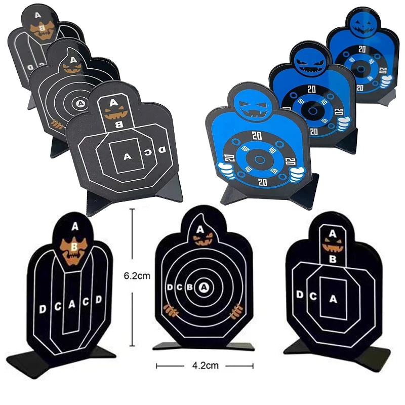 1/3PC Stainless Steel Target Slingshot Soft Bullet Target Shooting Practice Slingshot Accessories Metal Iron Targets Toy Target