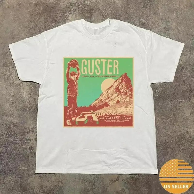 Nova popular camiseta de algodão Guster Band todos os tamanhos
