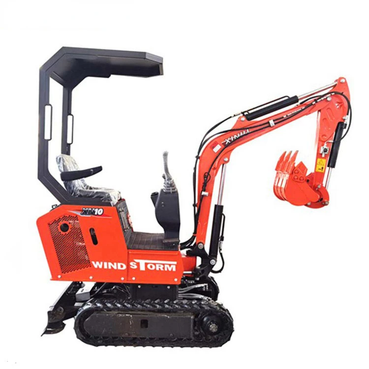 Factory direct price excavator Chinese 1 ton mini excavator Multi function crawler digger equipment high quality CE EPA engine