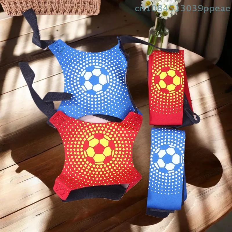 ถุงซ้อมฟุตบอลสำหรับฝึกควบคุมลูกบอล อุปกรณ์ฝึกซ้อมฟุตบอลสำหรับนักเรียนระดับประถมศึกษาและมัธยมศึกษา เข็มขัดฝึกซ้อมฟุตบอล