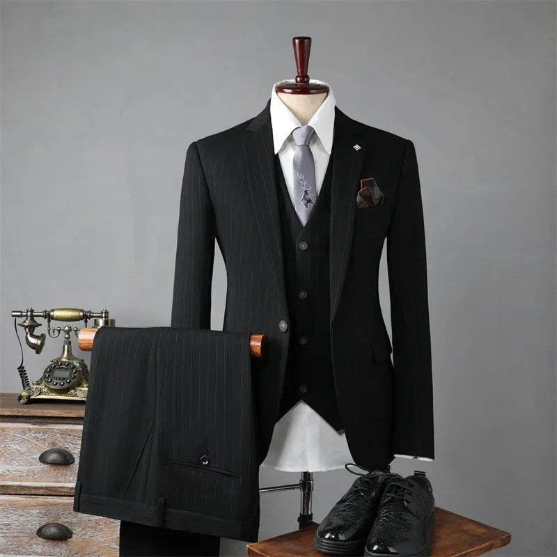 (70) Customized New Groom Business Slim Suit Men's Wedding Formal Wear