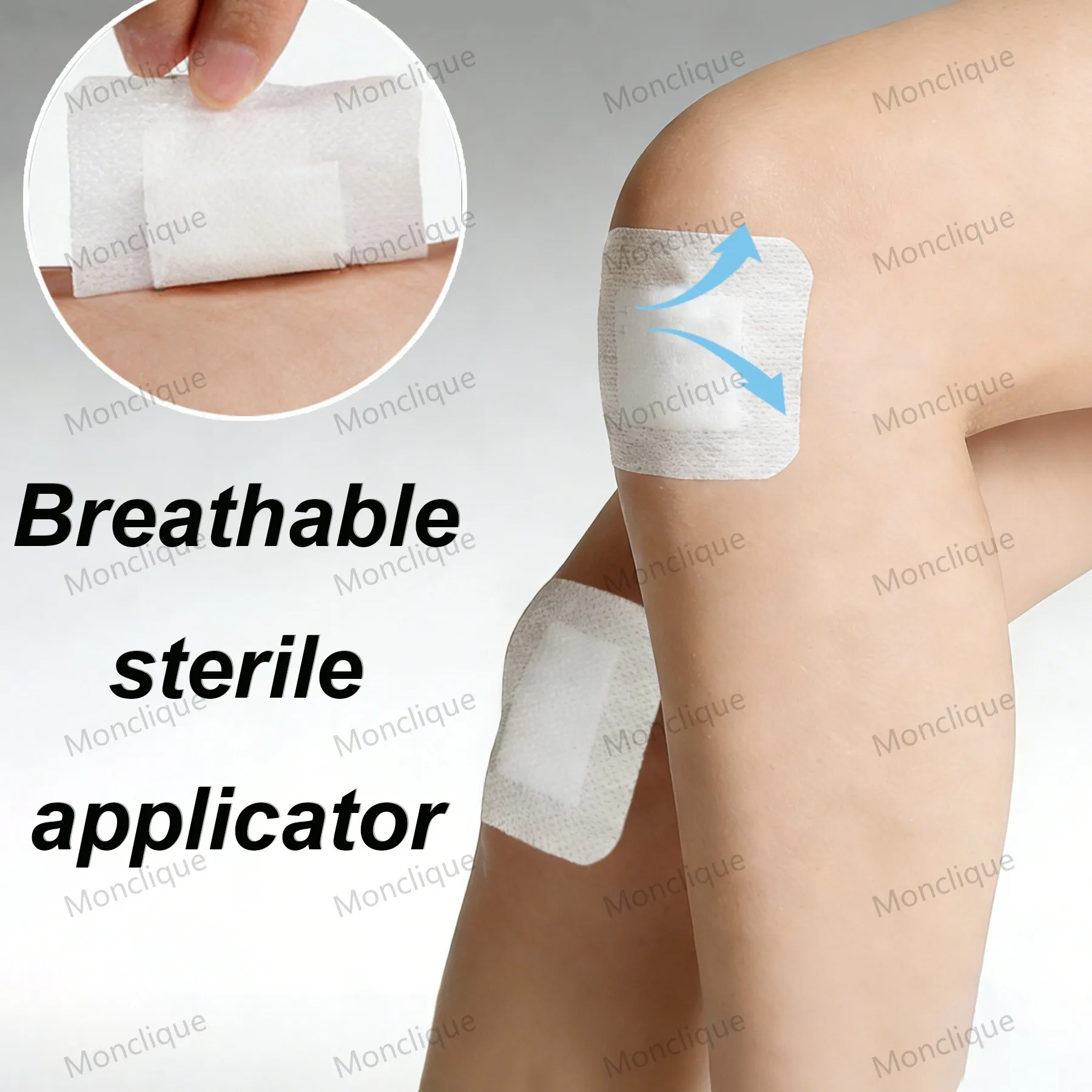 

Дышащая стерильная повязка, пластырь для первой помощи для коленей, сетчатая марлевая подушечка для ран, самоклеящаяся кровоостанавливающая защитная экипировка для ран