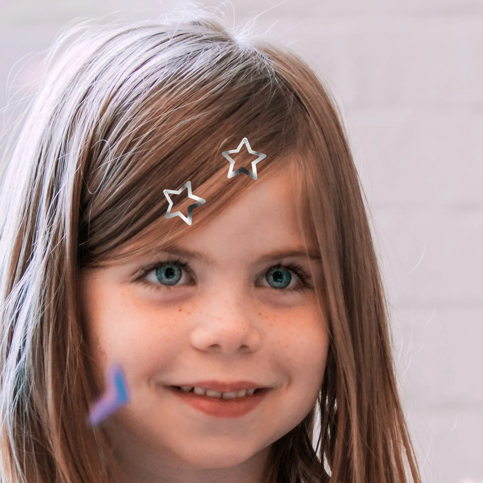 20 قطعة من مشابك الشعر على شكل نجمة، دبابيس شعر معدنية صغيرة، إكسسوارات شعر مزخرفة لطيفة للنساء والفتيات والحفلات والمدرسة للاستخدام اليومي #6