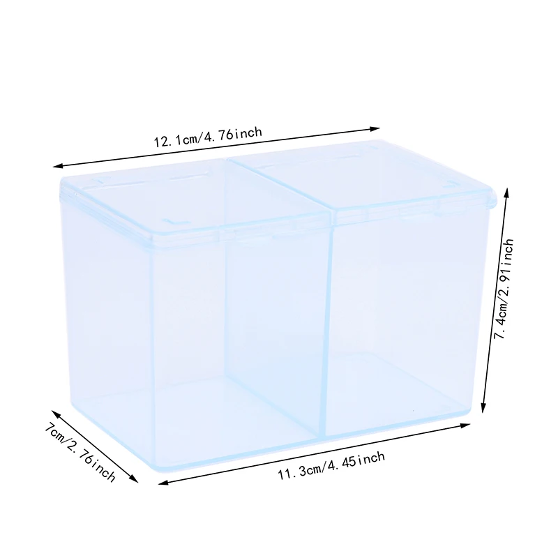 휴대용 보관함 네일 액세서리, 면봉 패드, 면봉, 컨테이너 케이스, 네일 아트 도구 정리함