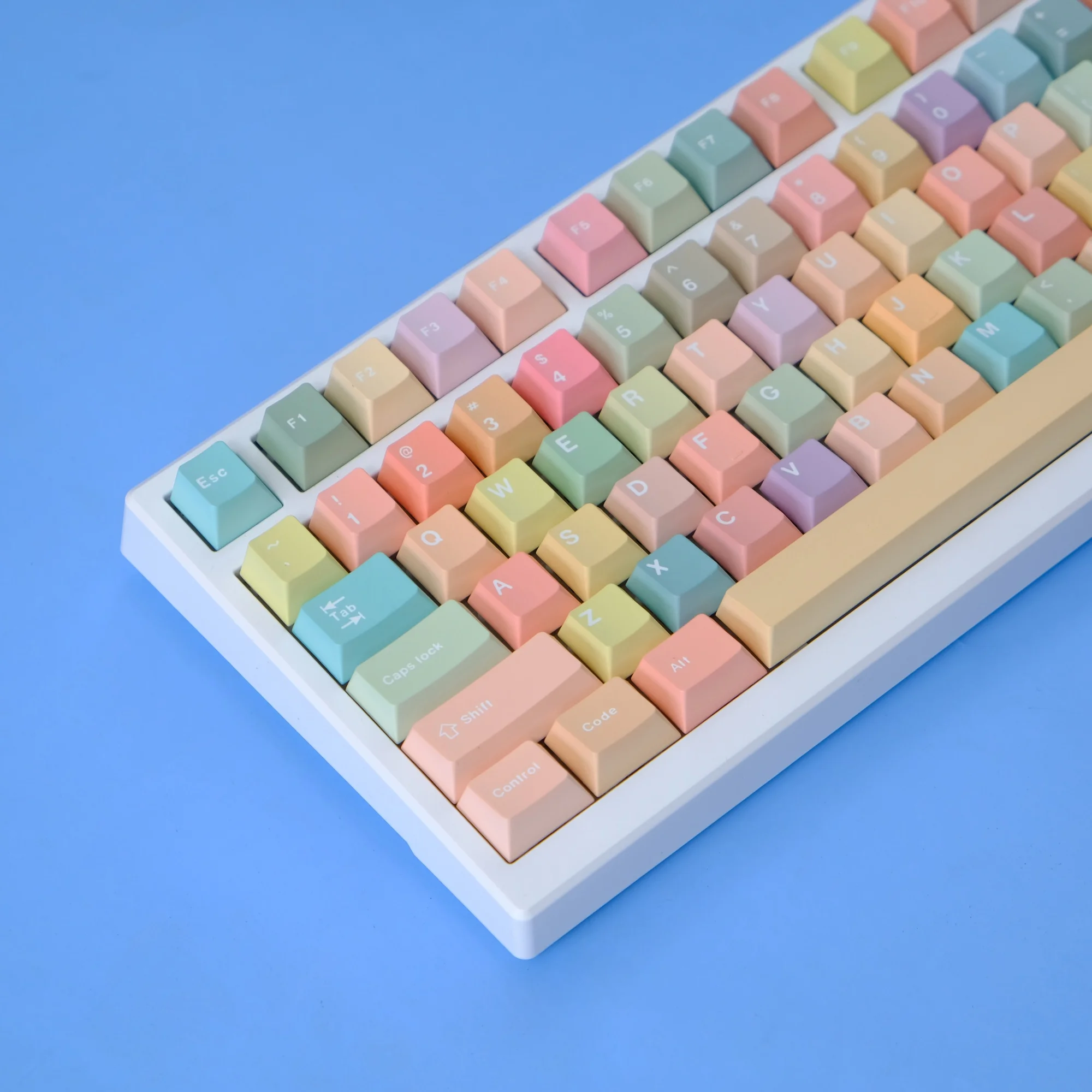 ISO French German Spanish Korean Keycaps PBT Cherry Keycap Double Print For ISO DE FR ES Mechanical Keyboard Rainy75 Wooting