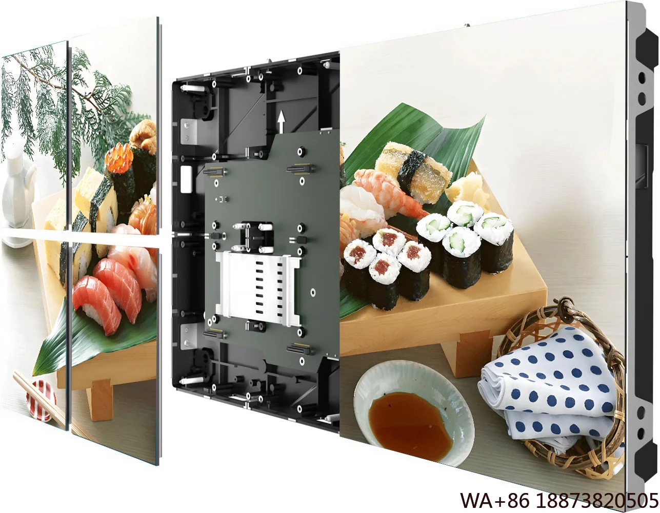 LED Display Waterproof Indoor Small Pixel Pitch P0.9 Ultra-thin Light-emitting Diode Video Wall Conference Ultra-clear Video Wal