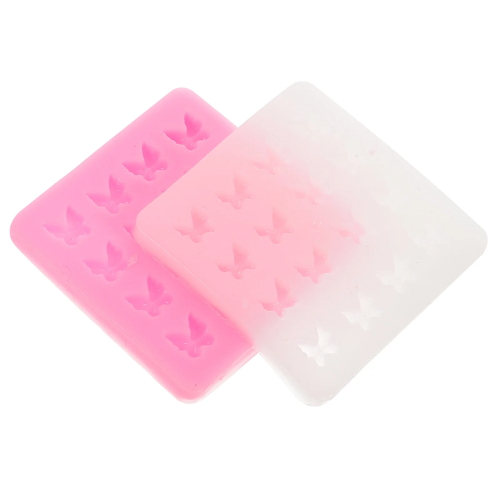 

2Pcs Butterflies Silicone Baking Molds Fondant Chocolate Candy Cake Decor DIY Molds Food Safe Nonstick Random Color