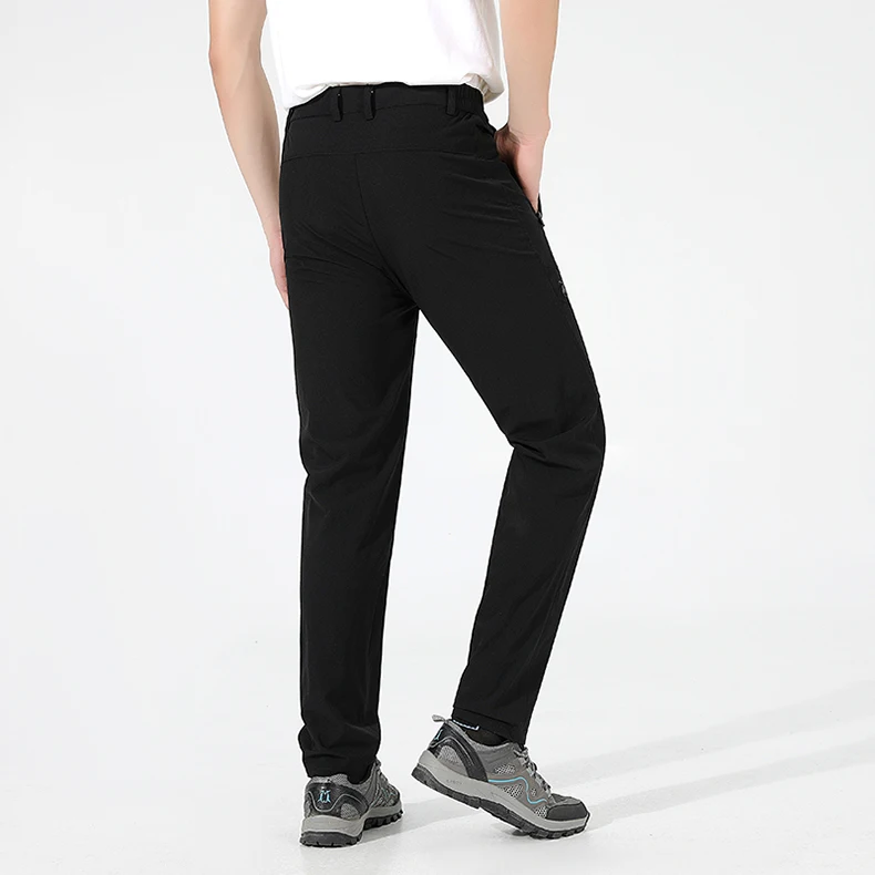 EUMERGX Herren-Sommer-Wanderhose, schnell trocknende, wasserdichte Cargohose, Outdoor-Stretch-Berghose für Camping, Klettern – Detail 25