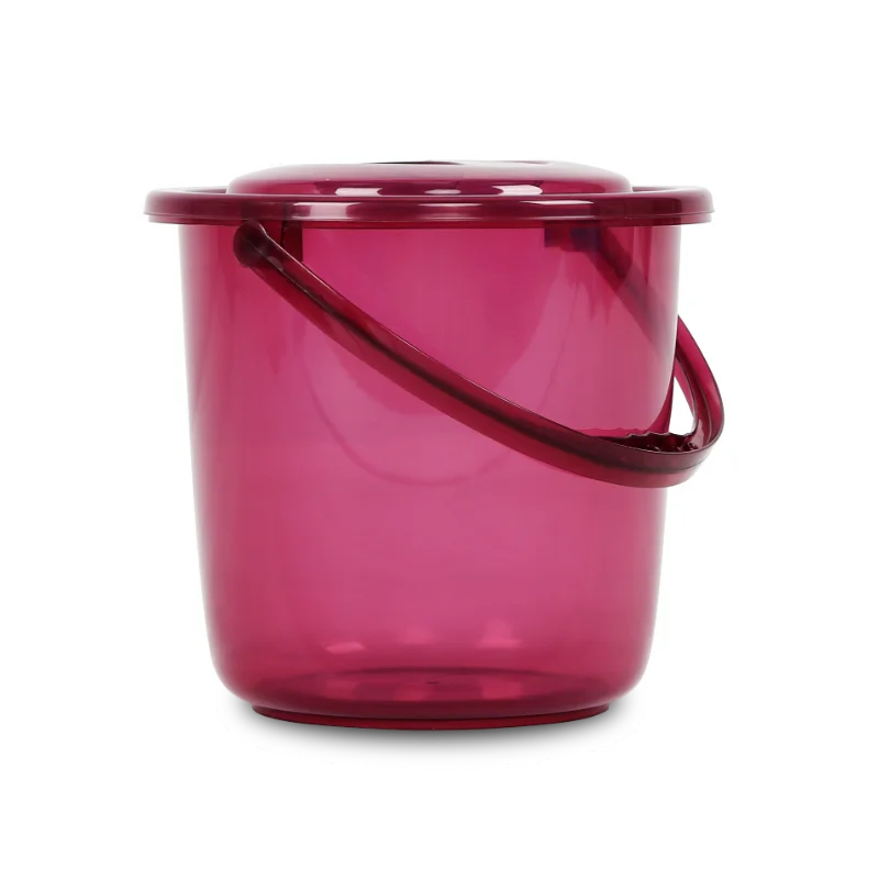 

Plastic bucket with lid, size, transparent bucket, laundry bucket, portable car wash bucket, water storage circular bucket