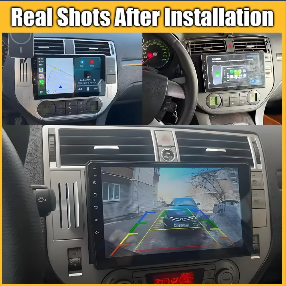 Android 16 For Ford Kuga MK1 2008-2012 For Ford C-MAX CMAX 2003-2010 Car Radio GPS 2k Screen Carplay 4G Wifi Stereo Video DSP BT
