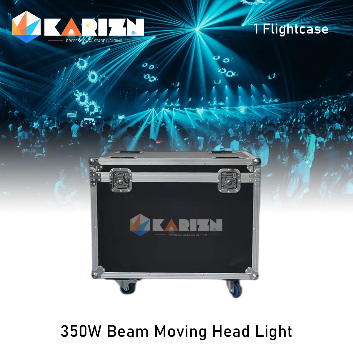 

0 Tax 1Pcs Flight Case For New Bulb Beam 350W 17R Moving Head Lighting Colored Beam Lighting For DJ Disco Concert Wedding