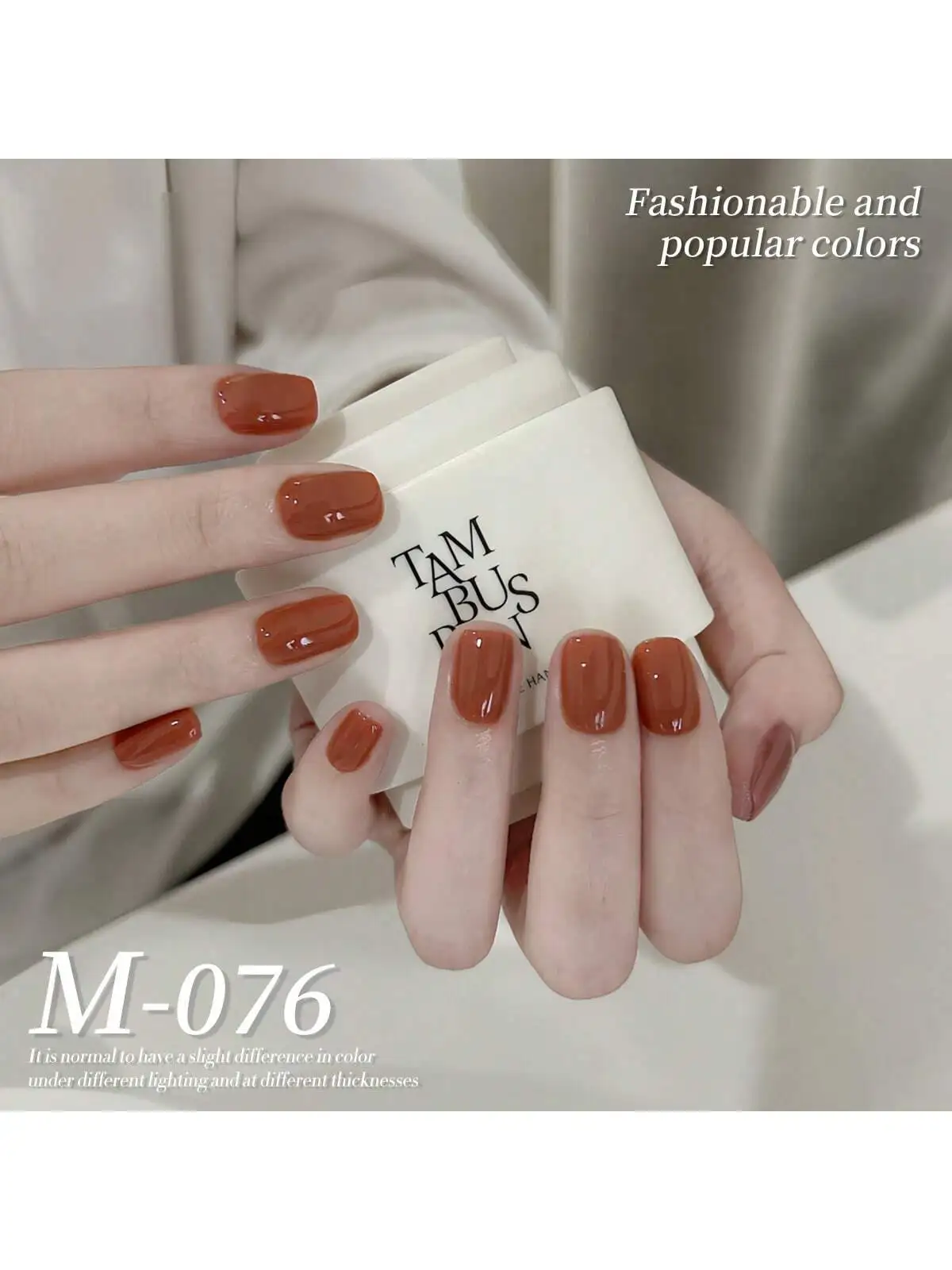 XEIJAYI 1Pc Sunset Orange Gel Unha Polonês Não Perfumado Soak Off UV LED Fórmula, Popular Tons Verdes Presente Perfeito