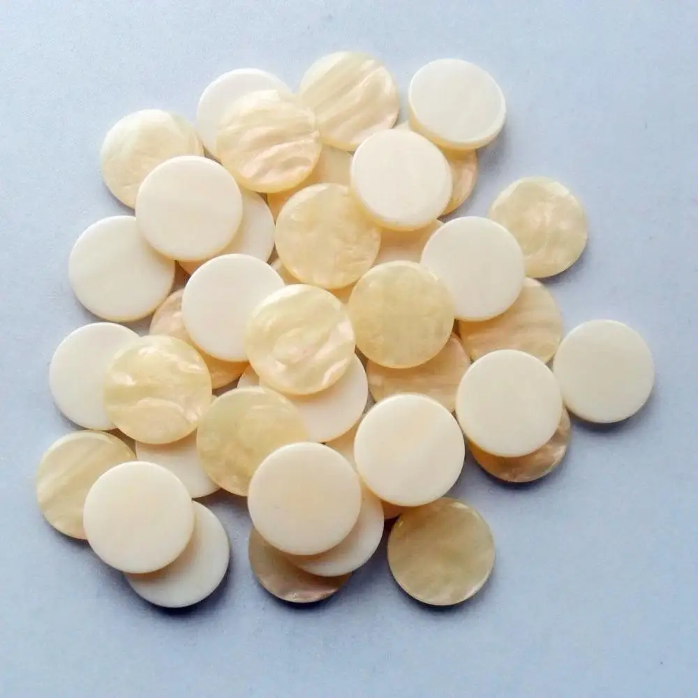 

Trumpet Cornet Valve Finger Buttons Inlays Beige Plastic Button Brass Instrument Repair Parts Accessories