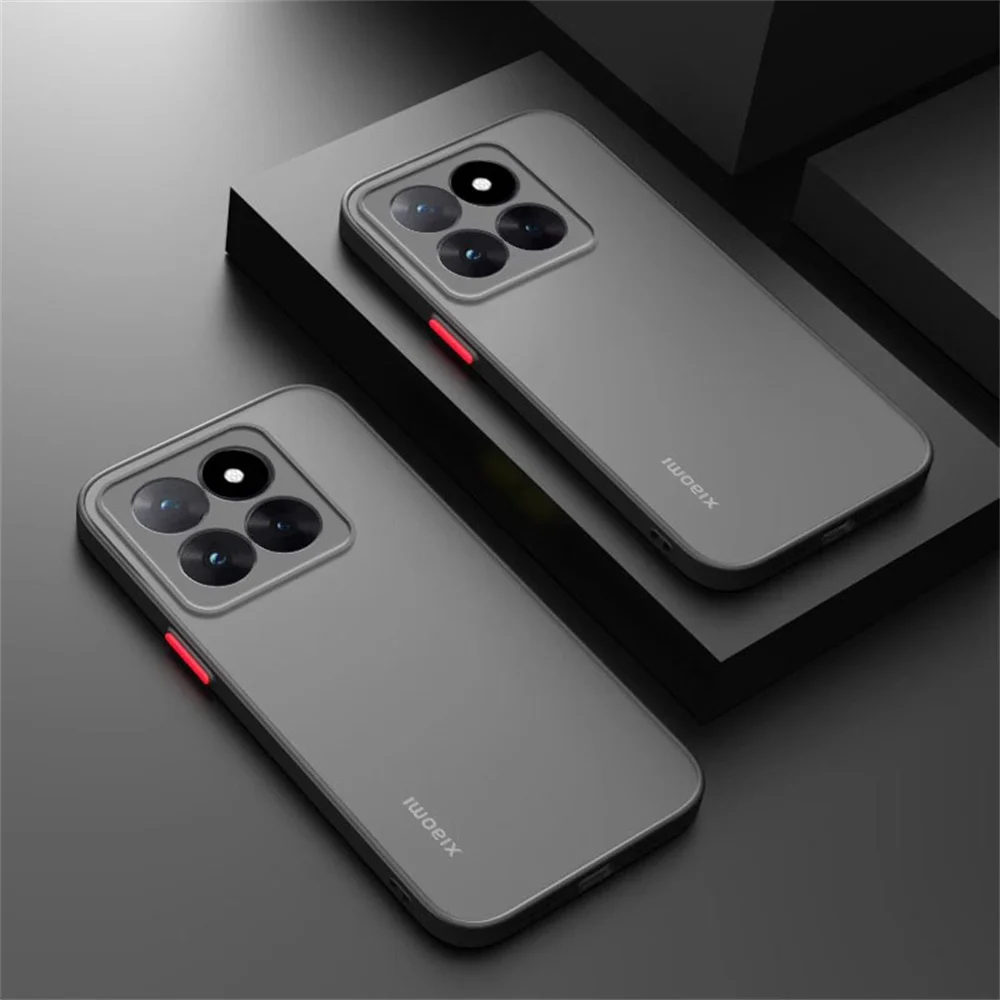 Funda de teléfono a prueba de golpes para Xiaomi 14T 14 12T 11T 13T Pro 12 13 11 lite, funda mate para Xiaomi 14 13T 12T 11T 14T Pro