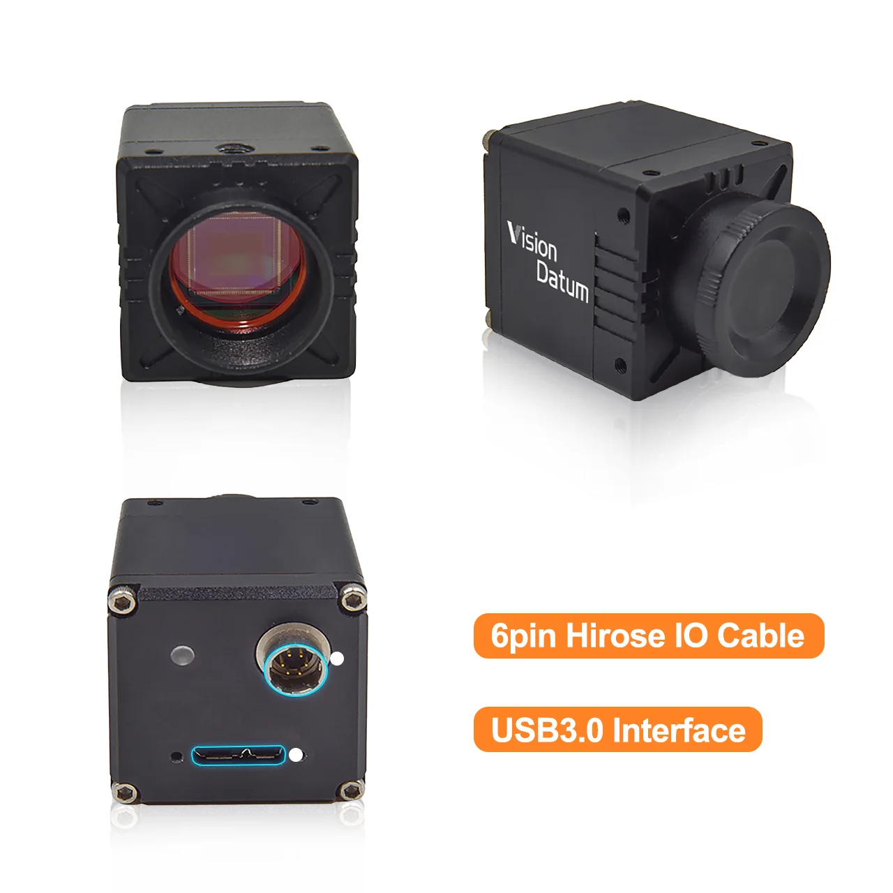 Real-time NIR Imaging 5MP 75fps Camera Industrial USB3.0 GigE CameraLink PYTHON 5000 Sensor C Mouth For Precision Measurement