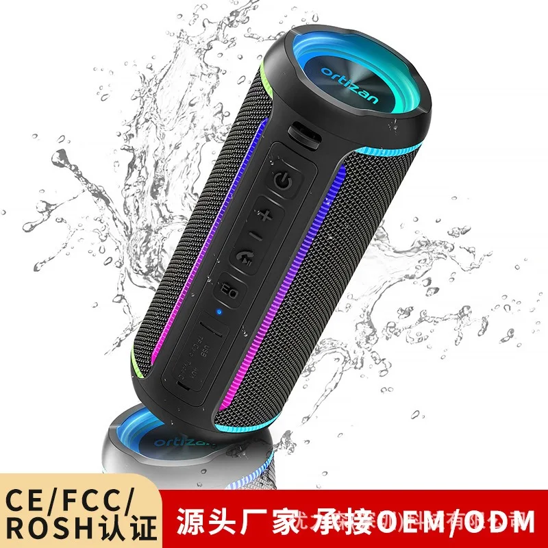 Outdoor Portable Waterproof Wireless Speaker Heavy Bass Bluetooth-compatible High Power Audio Box