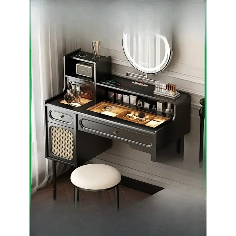 Italian minimalist new dresser integrated makeup mirror smart