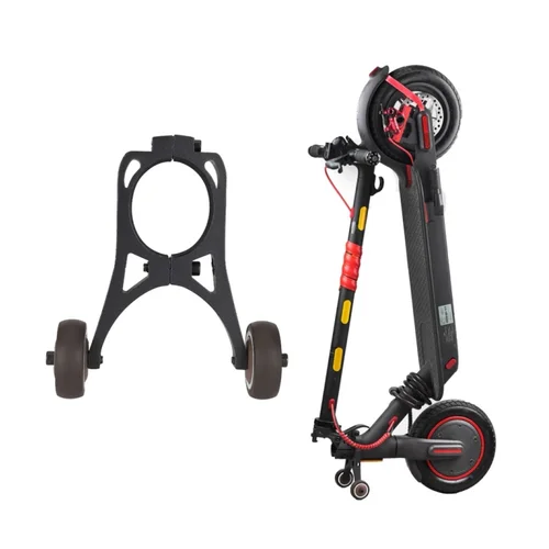 Soporte de mano para patinete eléctrico M365 Pro Pro2 Mi3 Mi4 4Pro, soporte de rueda auxiliar Ninebot Max G30, rueda de soporte plegable