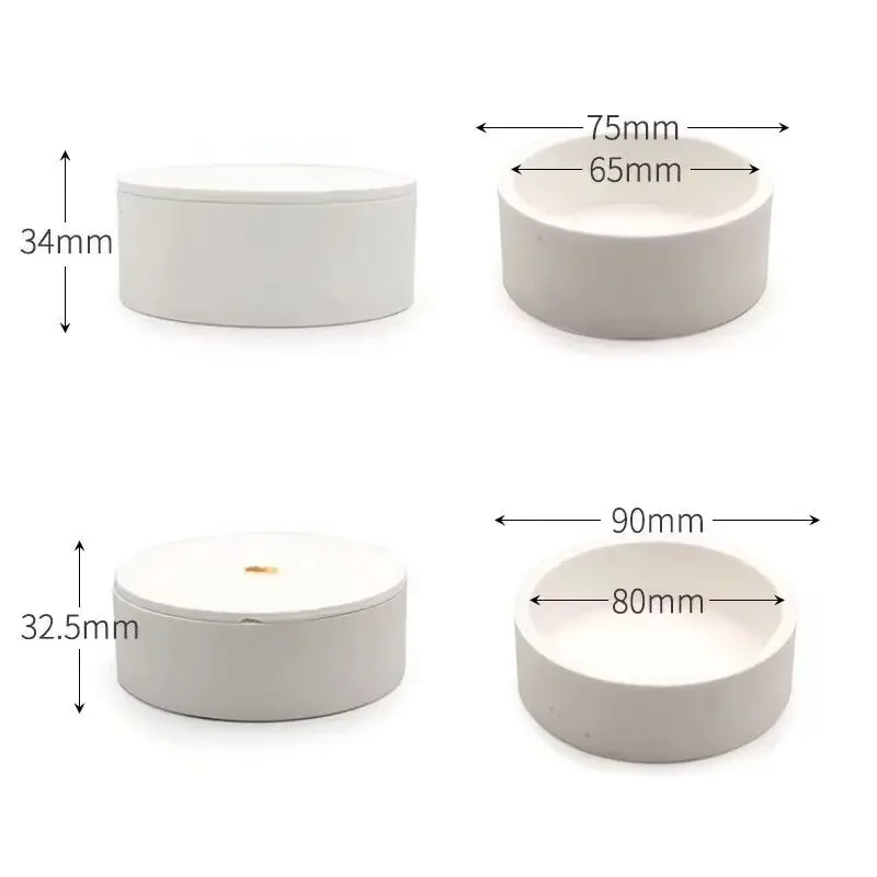 Dental Sintered Disc Ceramic Furnace Crucible Porcelain Dentistry Disc High Temperature Resistance Stable Sintered Bead