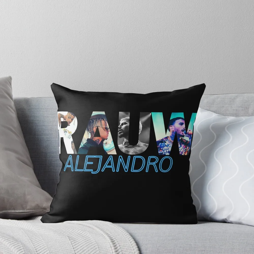 Rauw Alejandro Puerto Rican Rapper,, rauw website, bad bunny - albums, Throw Pillow