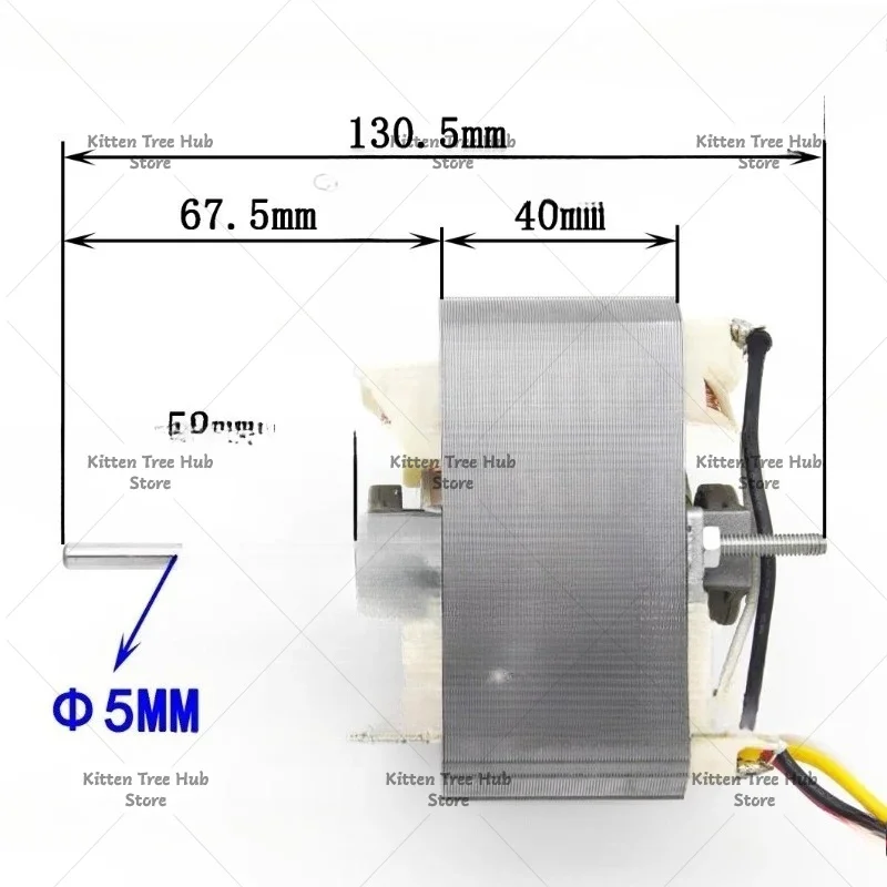 YJF6825 YJF6830 YJF6840 220v 50HZ F CCW Hood Pole Motor Range Hood Fan Motor Replacement Oven Motor Air Frye
