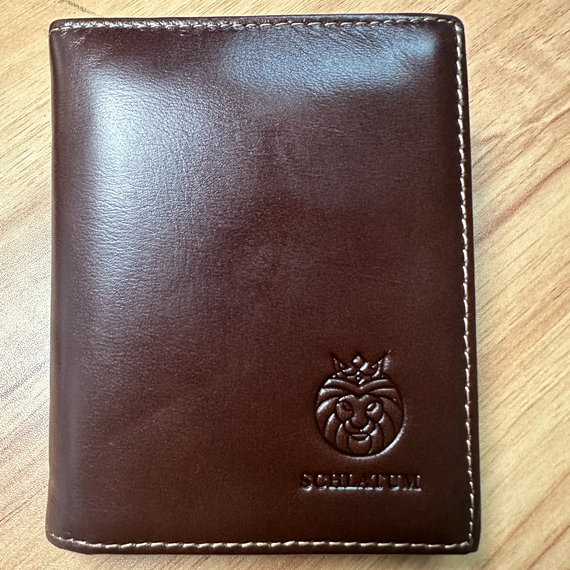 2026 New Wallet for Men Genuine Leather Mens Wallets RFID Blocking Slim Bifold Front Pocket with 2 ID Window