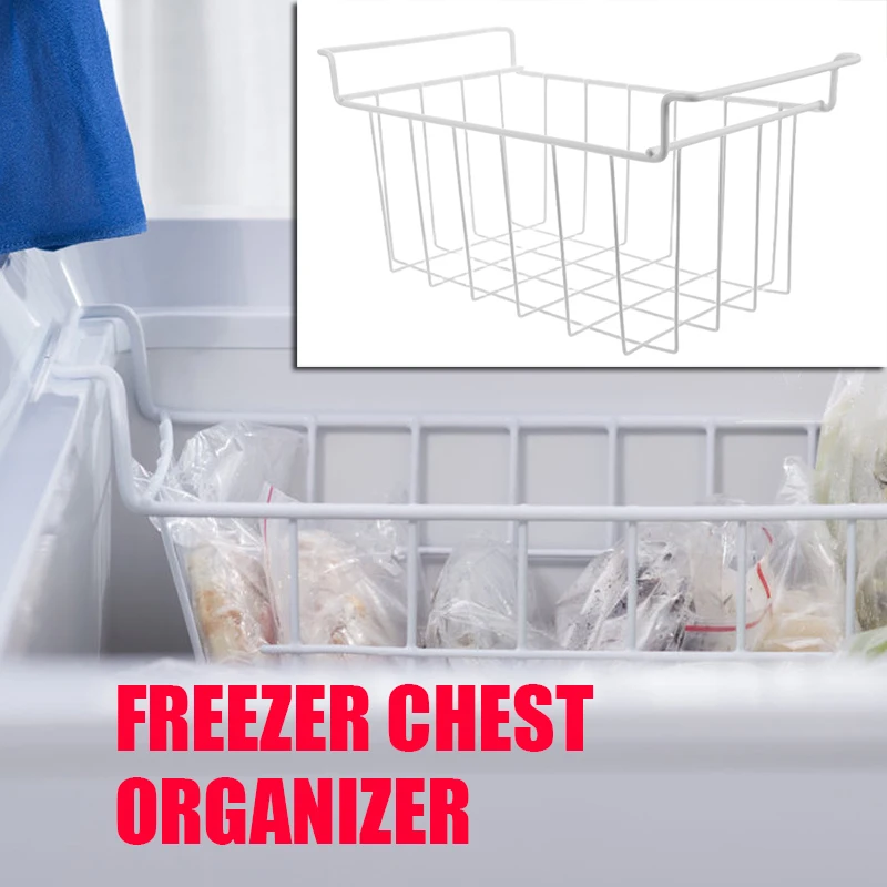 

Storage Basket Refrigerated Freezer Rack Refrigerator Chest Bins Deep Organizer White Cabinet Shelf Organizers Rack Spot Goods