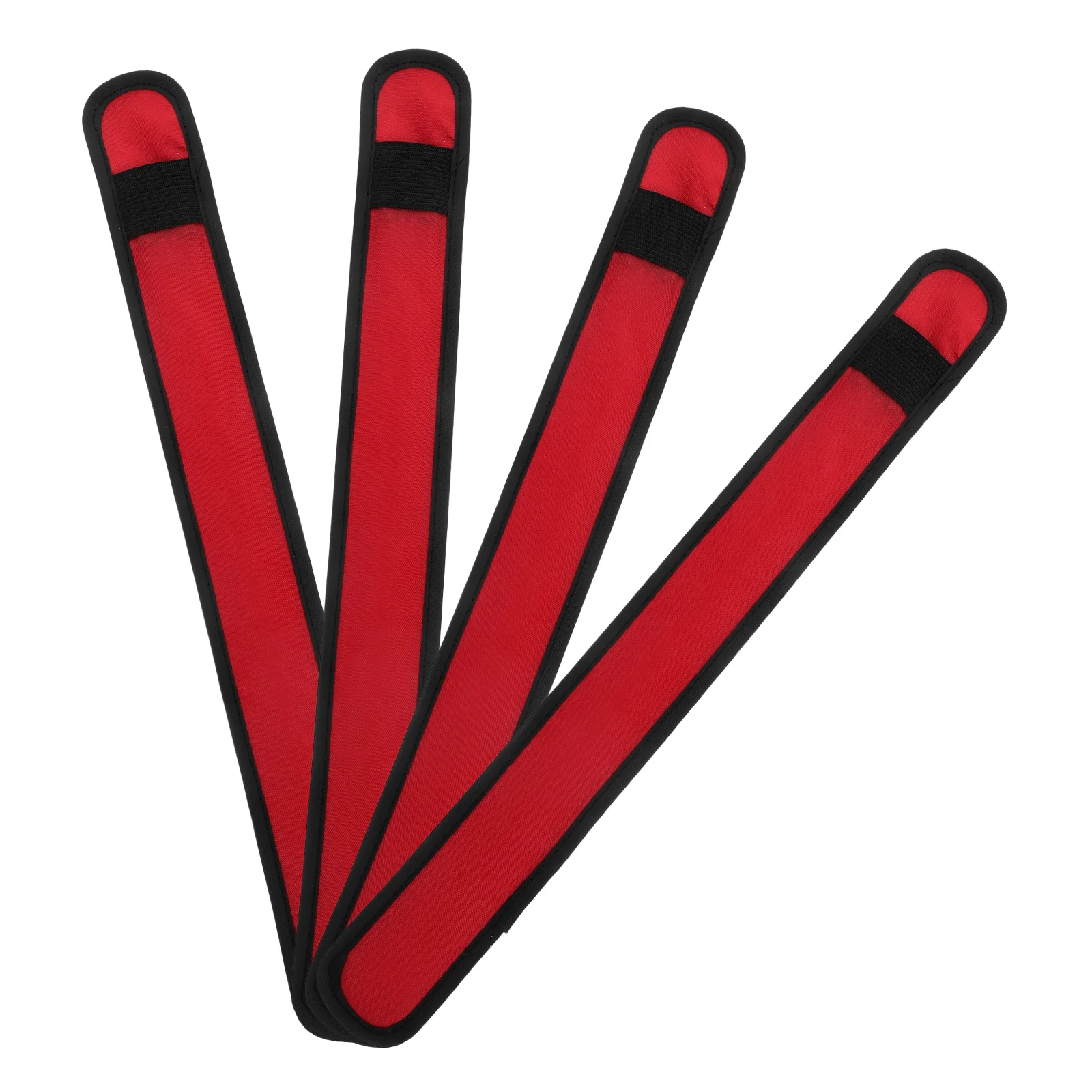 4Pcs Flashing LED Horse Leg Bands Waterproof Lighting Straps for Outdoor Riding Night Visibility Horse Riding Accessories