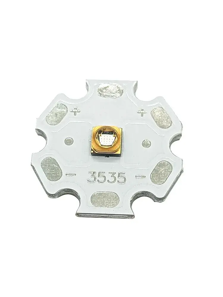 Circuit LED UVC 1W 3535 250-260nm 262-270nm 270-280nm 290-300nm 340-345nm 5-7V, PCB en aluminium 16MMPCB 20MMPCB, 5 pièces