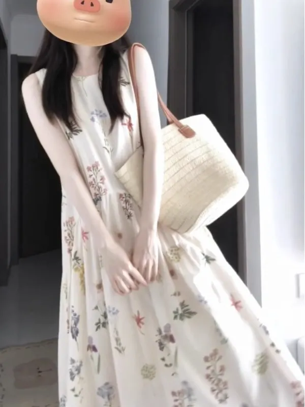 Dulce chaleco Floral Dr cárdigan abierto suelto que cubre el vientre ropa de mujer suave Sle Primavera Verano A-Line largo Dr