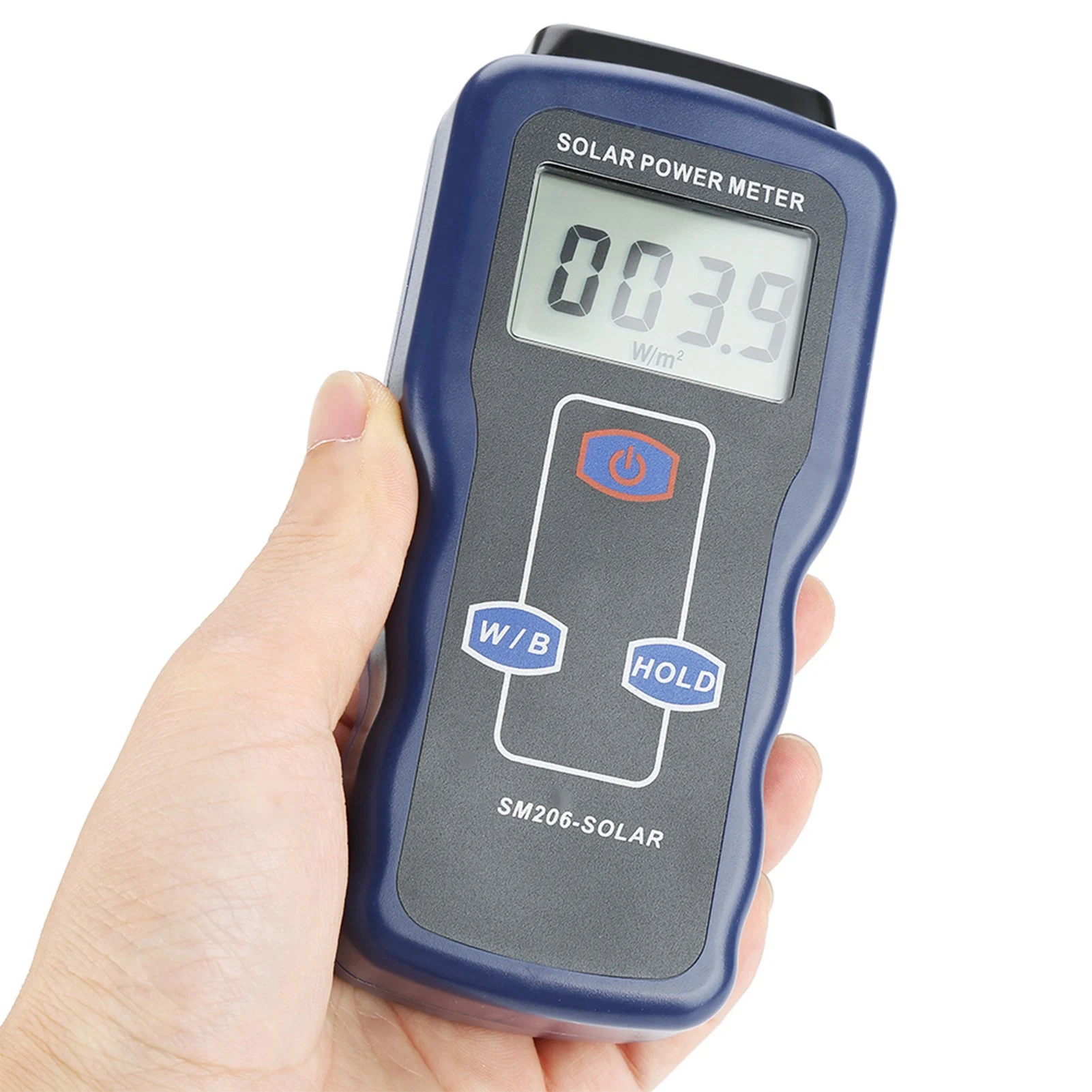 SM206 Digital Solar Power Meter Sun Light Radiation Measuring Testing Instrument Solar Radiation Meter Solar Energy Tester