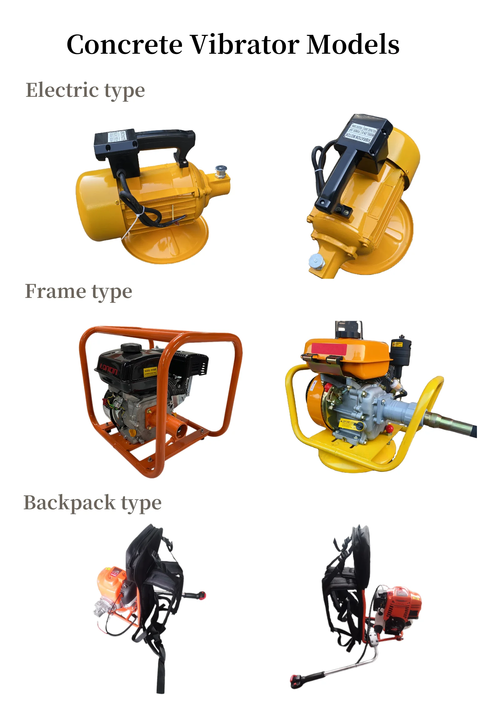 2.2KW Small Electric Internal Concrete Vibrator