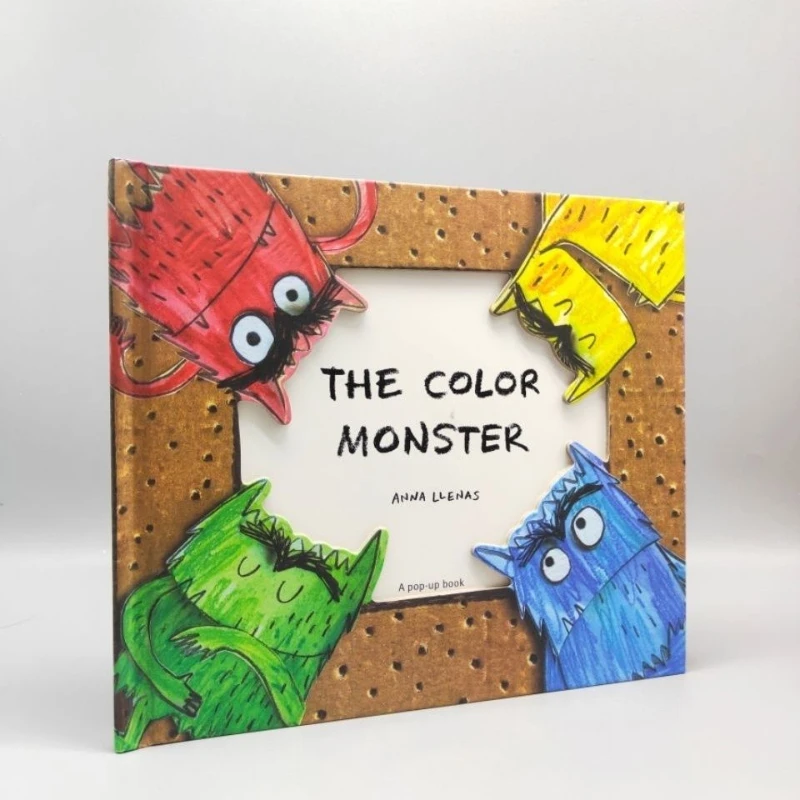 The Color Monster My Emotional Monster English Original Picture Book 3D Stereo Book Hardcover