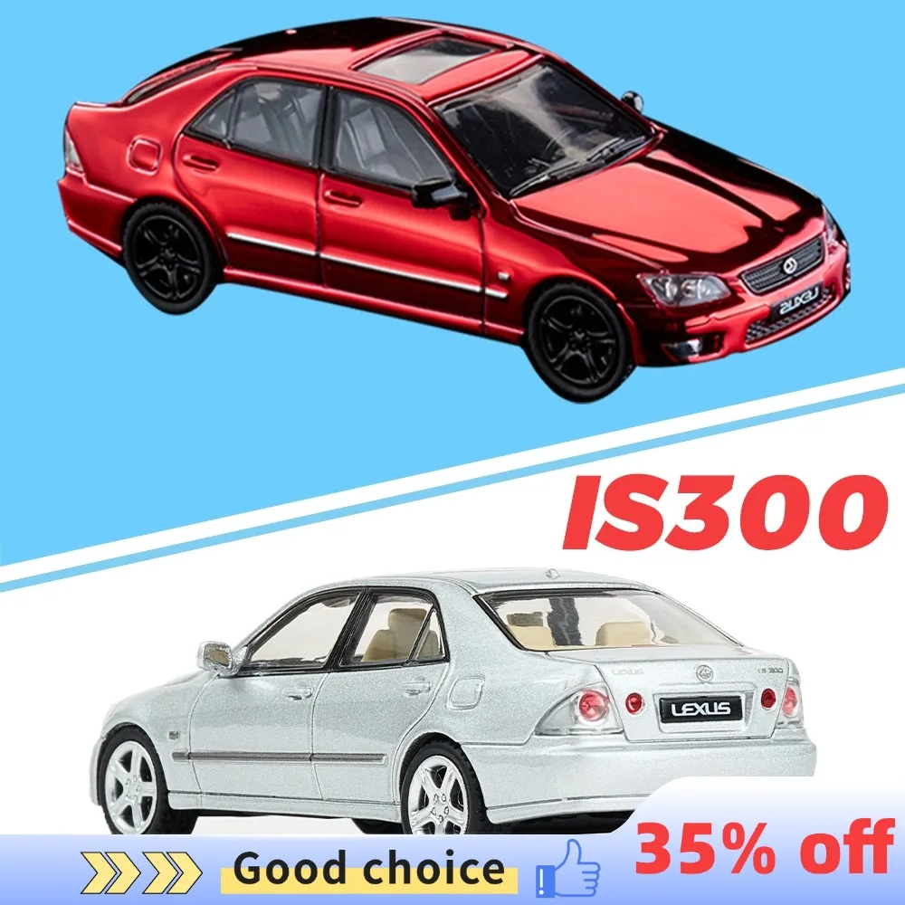 MASDI 1/64 IS300 Diecast Model Car Alloy Toys Motor Vehicle Diecast Metal Model Teenager Adults Festival Gifts