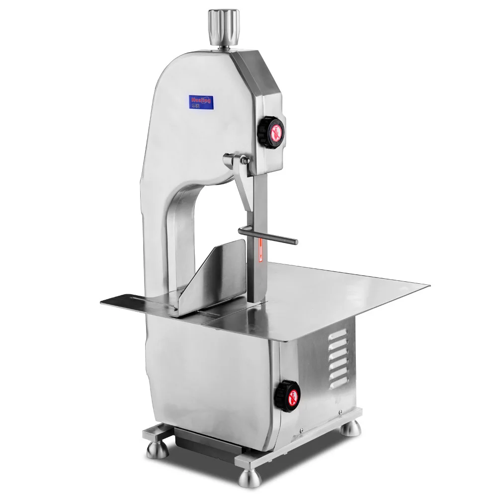 منشار كهربائي لسطح المكتب لقطع عظم اللحوم وقطاعة لحم الدجاج المجمدة #4