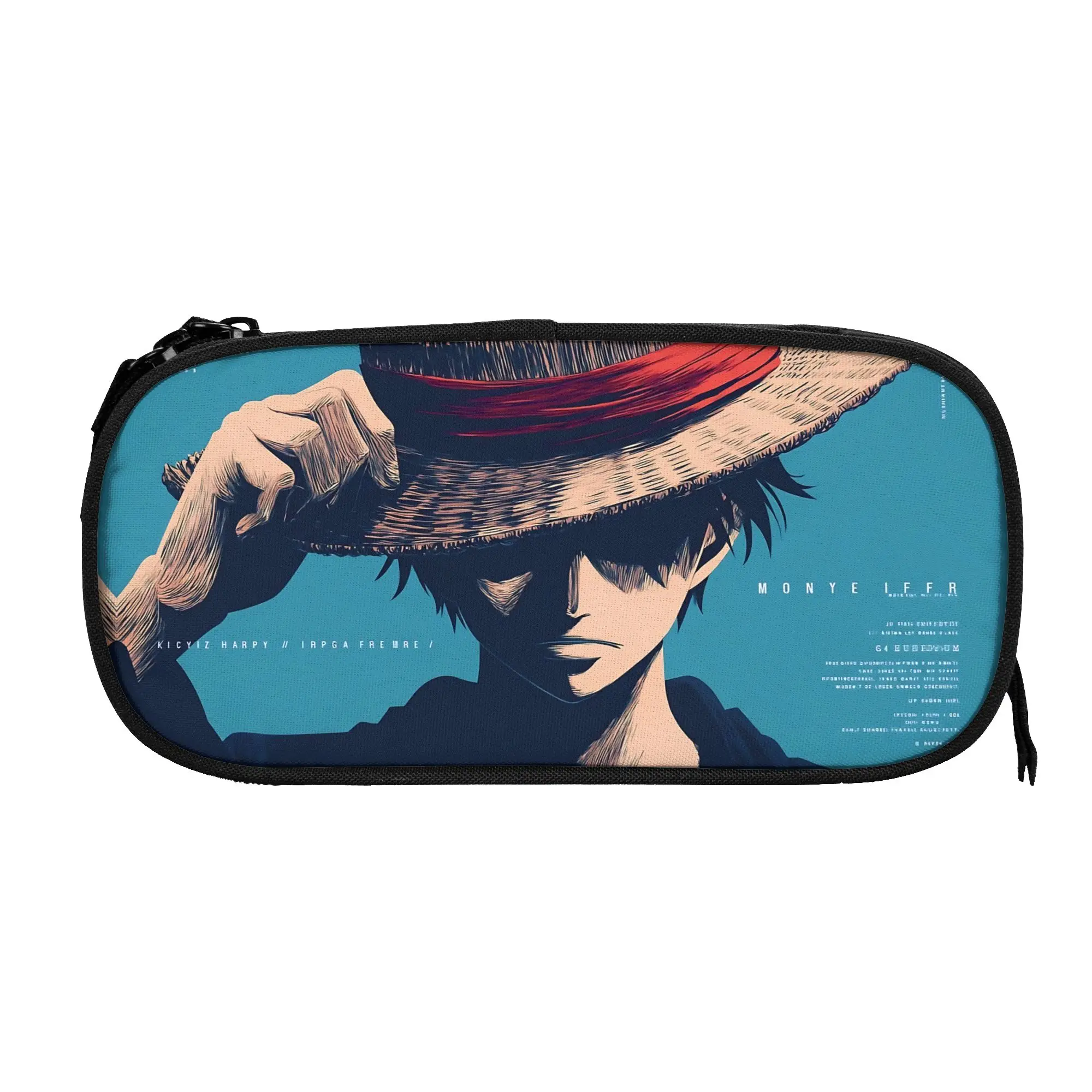 Large Capacity Bags for Child Cartoon Luffy Character Pattern One-Piece Handheld Study Bag for Boys Gilrs Kids