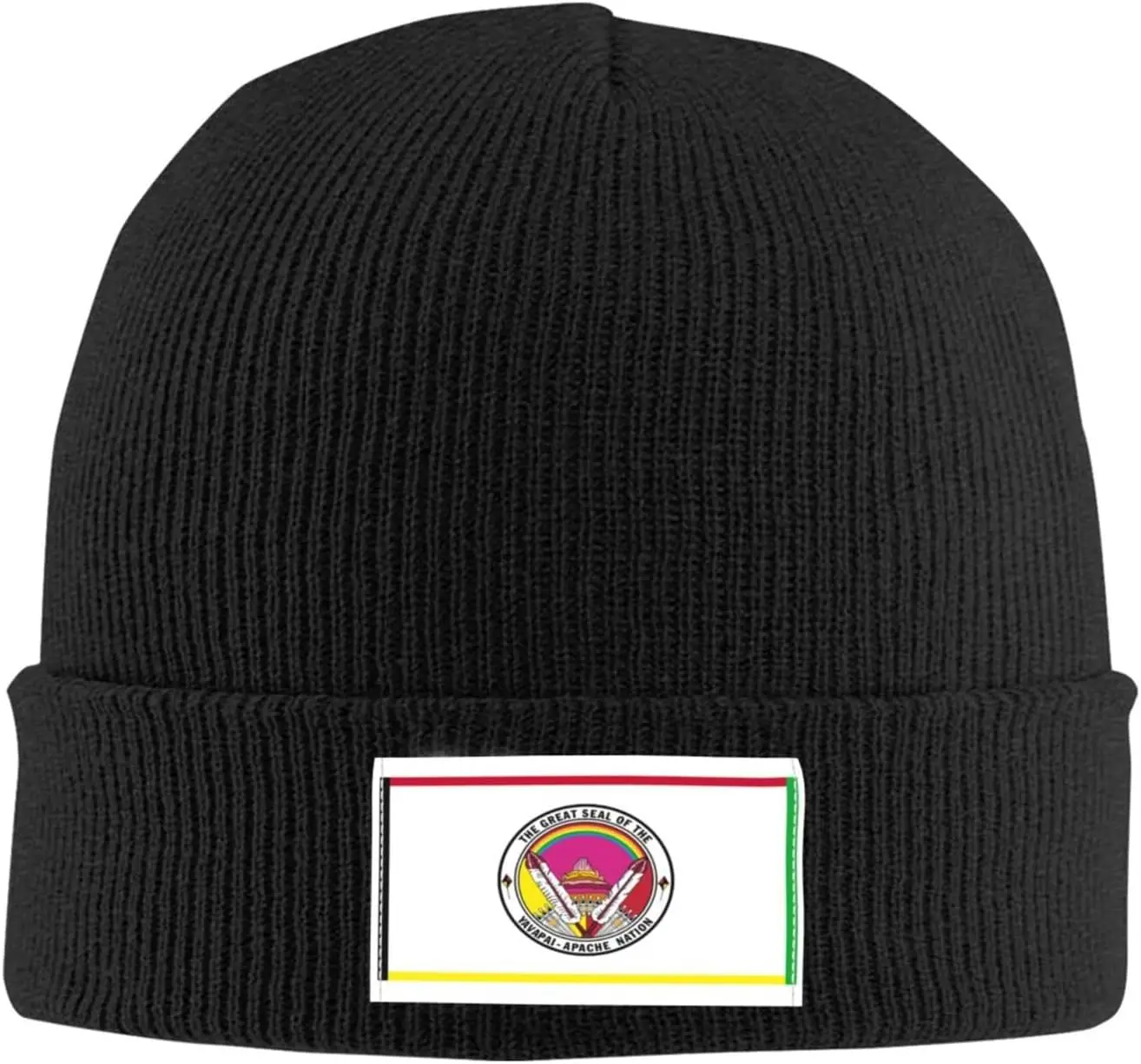 Flag of The Yavapai Apache Nation Beanie Hat for Men Women Soft Cozy Skull Cap Winter Warm Knit Hats