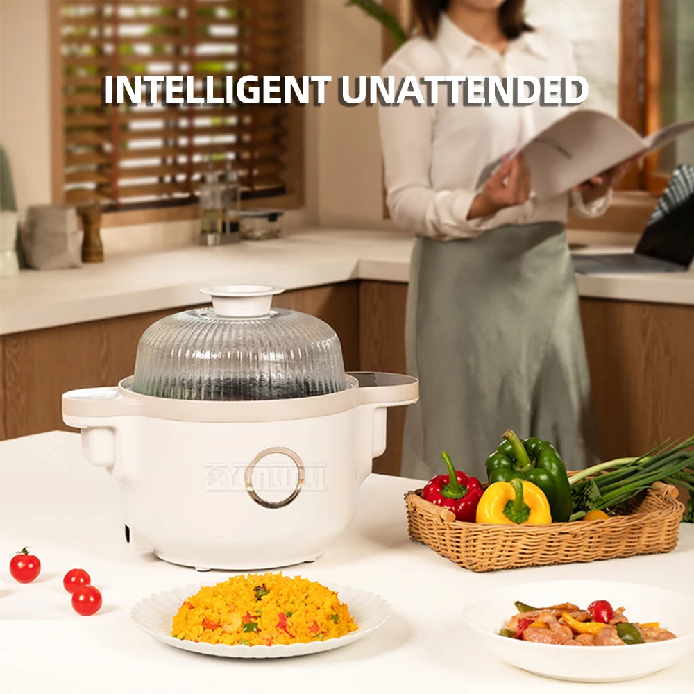 Machine de cuisson automatique domestique multifonctionnelle, haute puissance, 1400W, 3,5 l