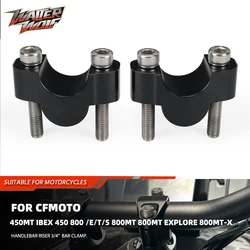 For CFMOTO 450MT IBEX 450 800 E/T/S 800MT Explore 800MT-X 800MTX 700MT Handlebar Riser Bar Mount Handle Clamp Bracket Adapter