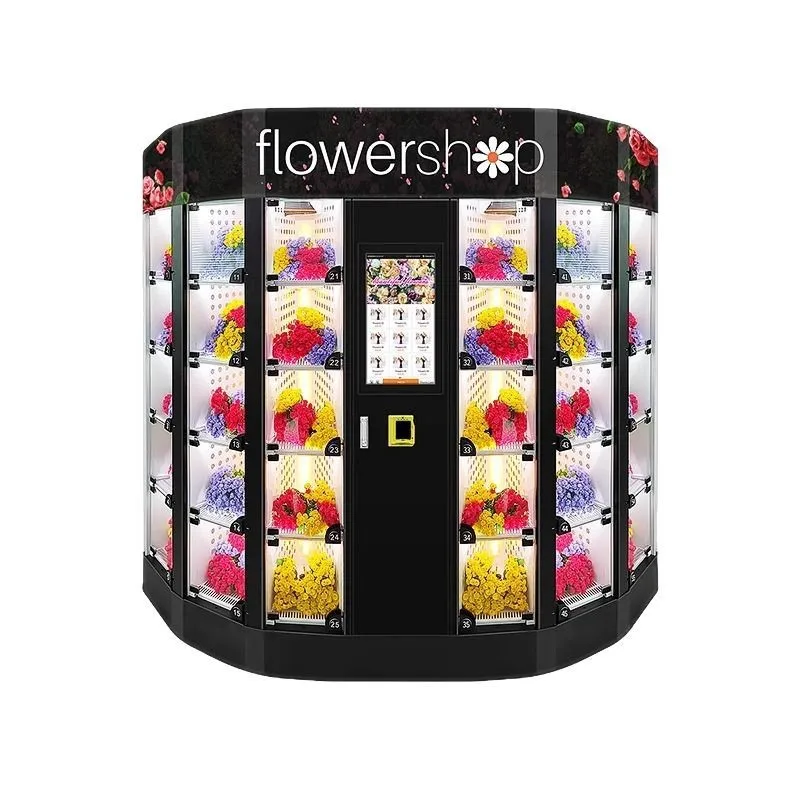 Flower self-service vending machine 24-hour automatic flower vending machine bouquet flower vending machine scan code unmanned f